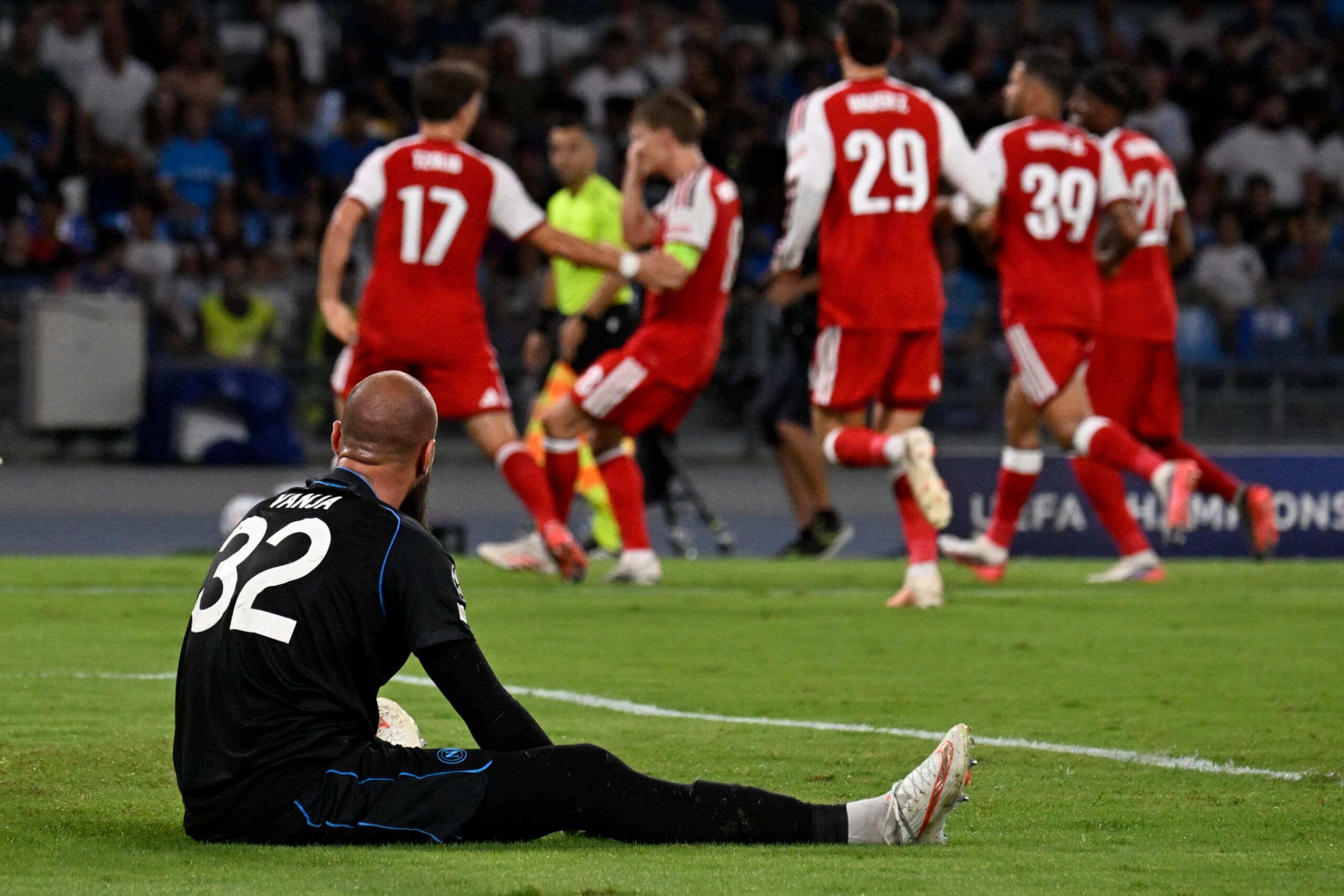 Il Napoli cade al Maradona con l'Arsenal 1-0