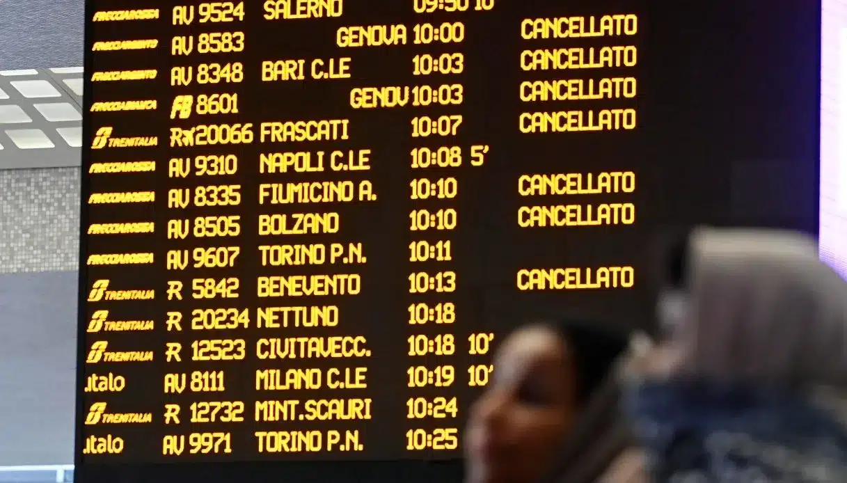 Sciopero nazionale del personale FS il 9 e 10 gennaio 2026