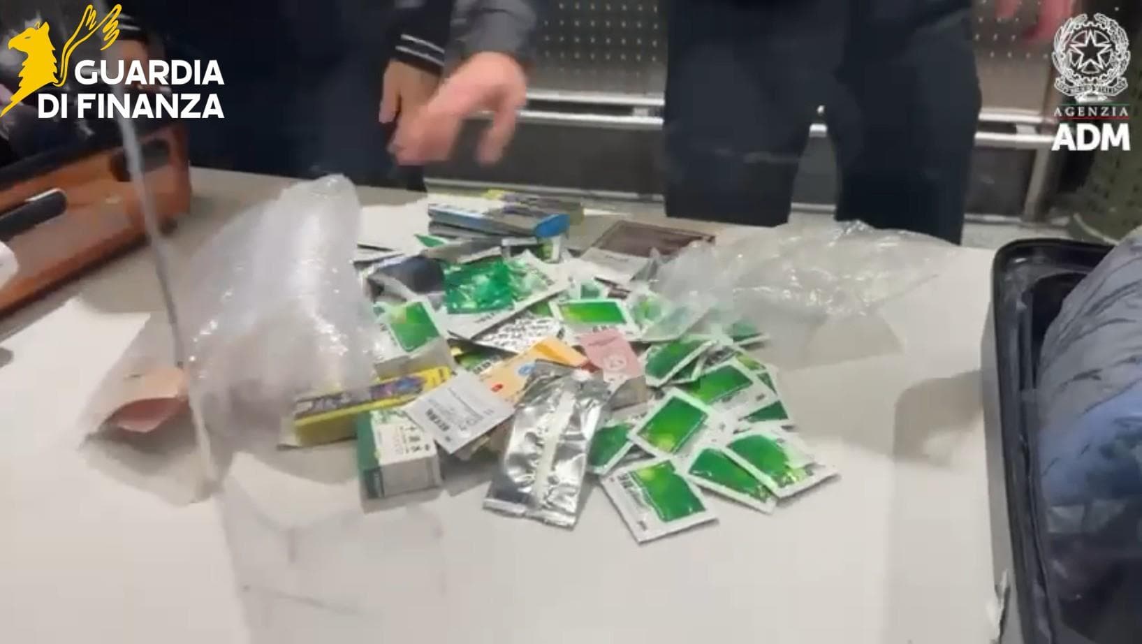 Sequestrati in aeroporto a Malpensa oltre 18 mila farmaci illegali. IL VIDEO