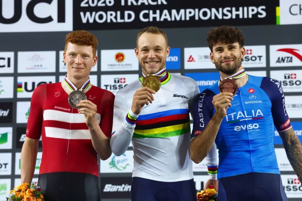 Mondiali ciclismo su pista: per Milan record e oro, Ganna di bronzo