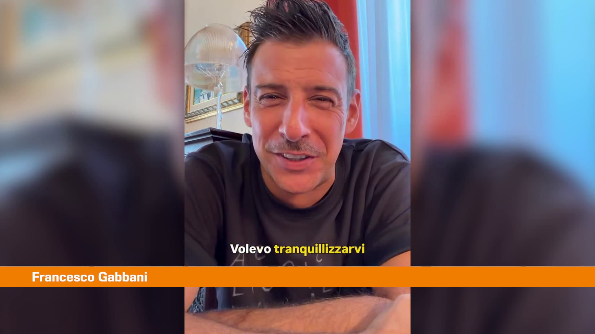 Gabbani “Malore per stanchezza e caldo ma sto bene, stasera sul palco”