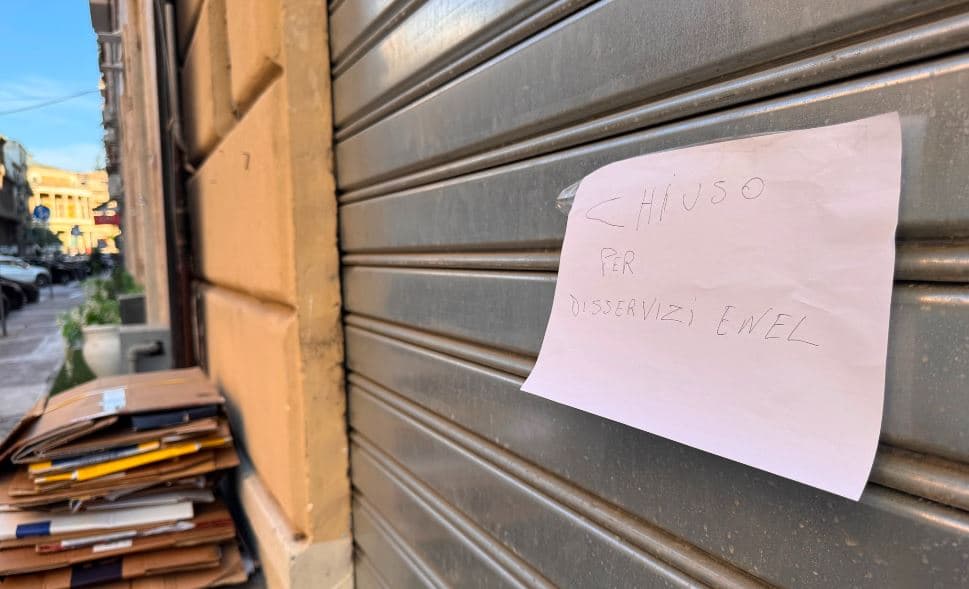 Blackout nella zona di via Libertà a Palermo: negozi al buio e attività in difficoltà