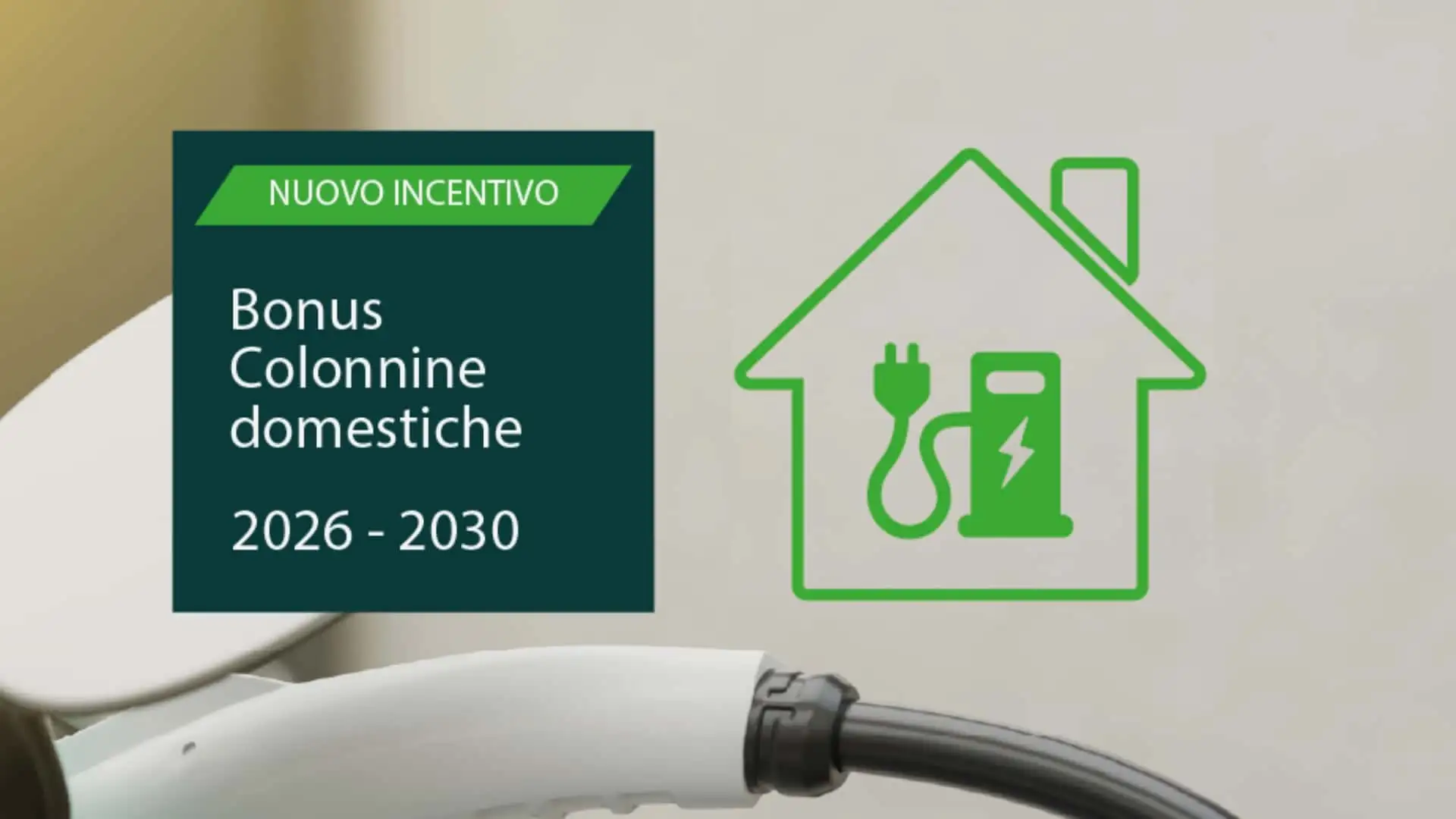 Incentivi per colonnine di ricarica 2026: al via le richieste, fino a 1.500 euro per auto elettriche