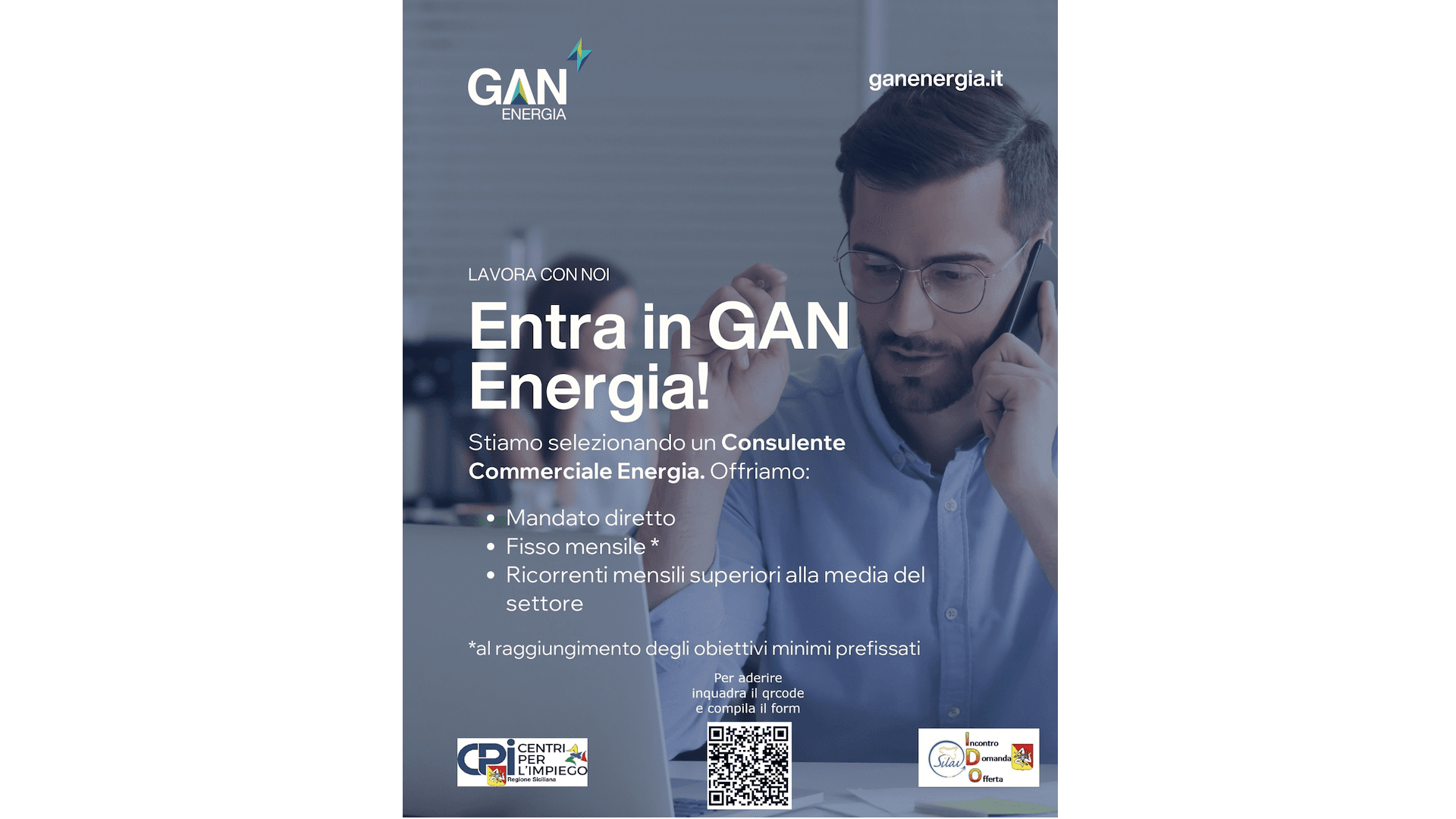 Gan Energia ricerca un consulente commerciale energia: proponiti.