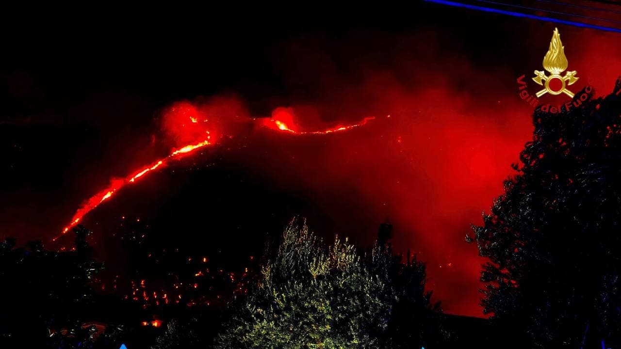 Mercoledì preallerta arancione per incendi in Sicilia