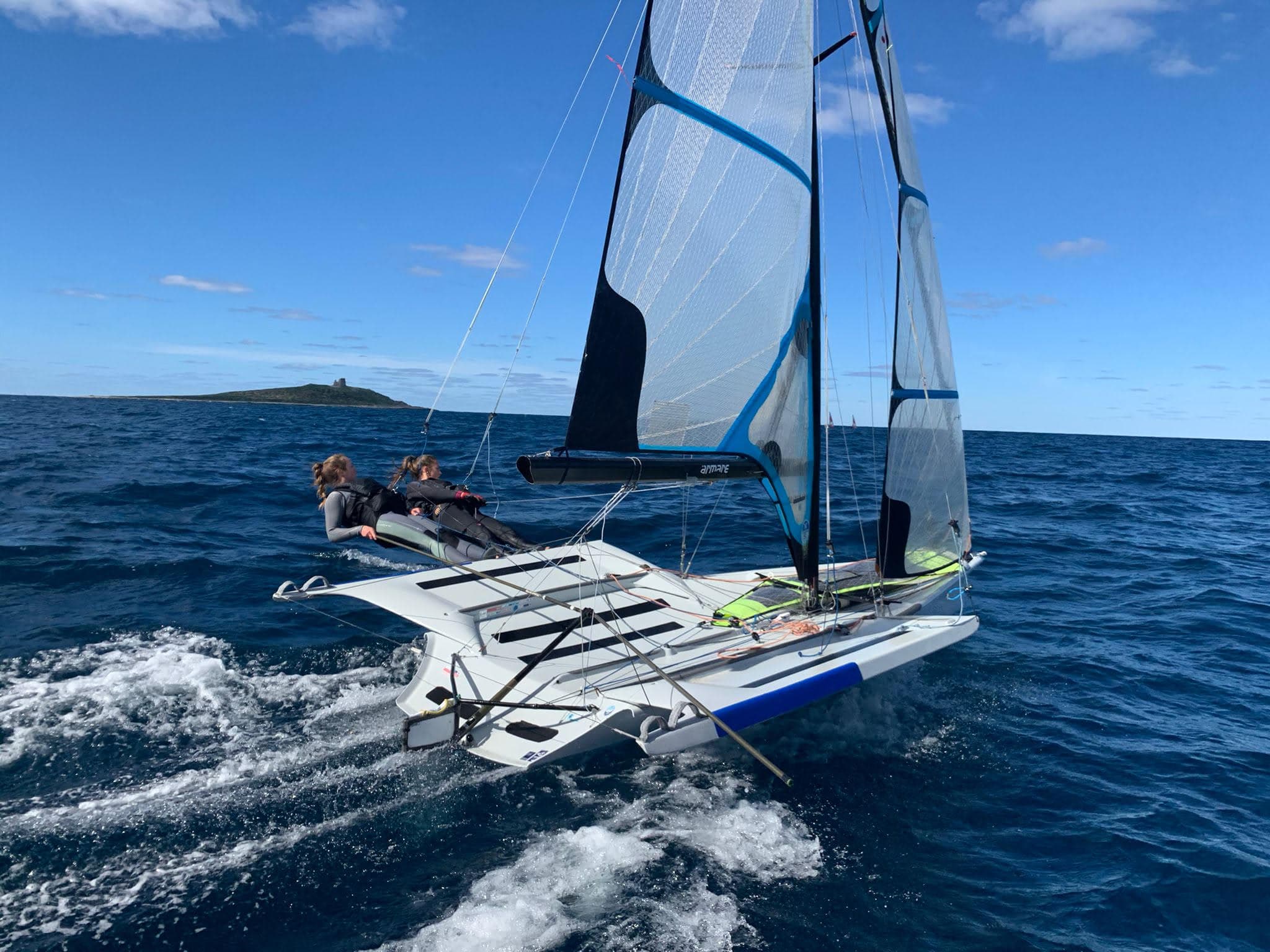 Vela, le siciliane Giunchiglia e Schio campionesse d'Italia della classe 49er FX