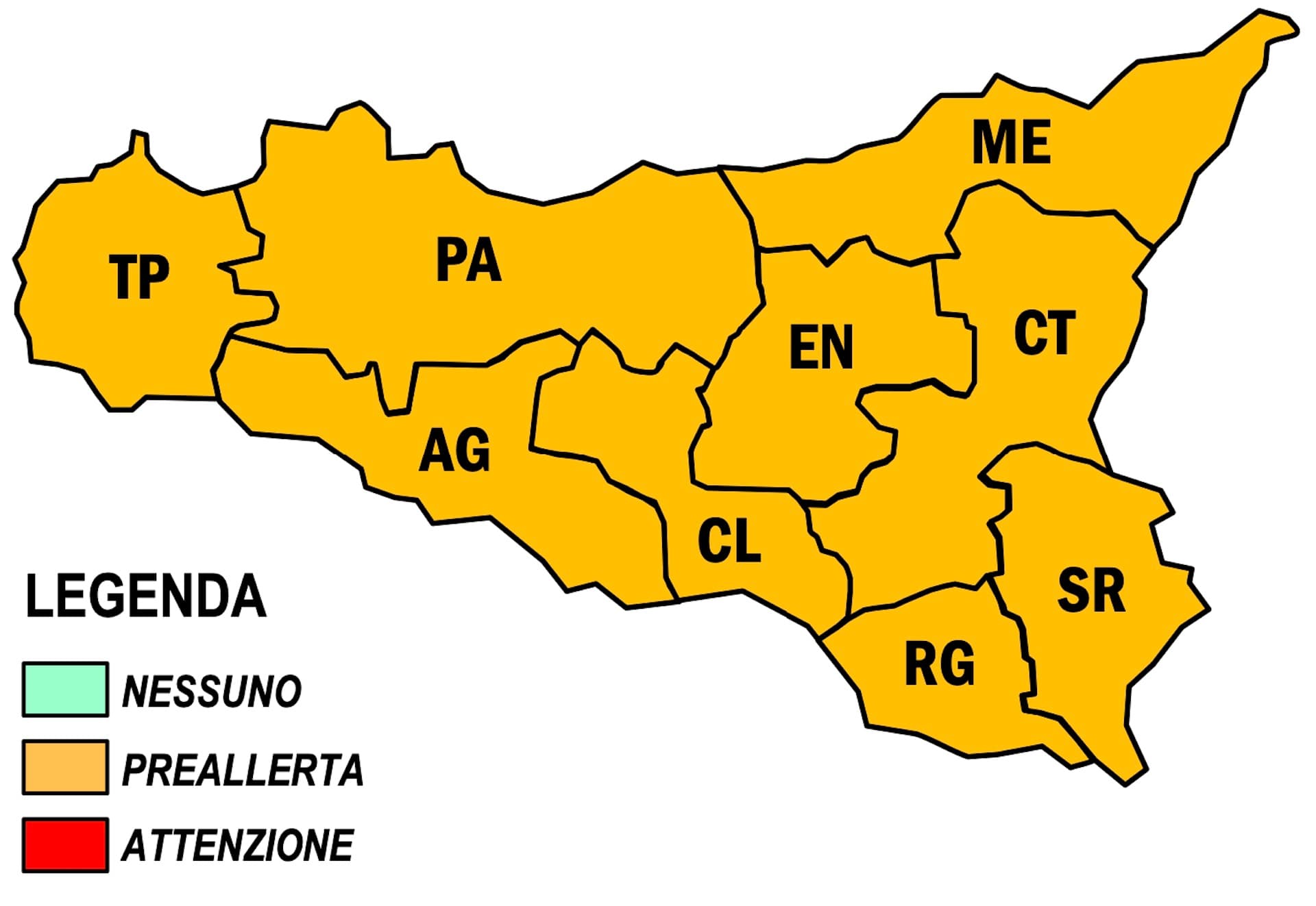 Allerta arancione in Sicilia: rischio incendi il 28 giugno 2026