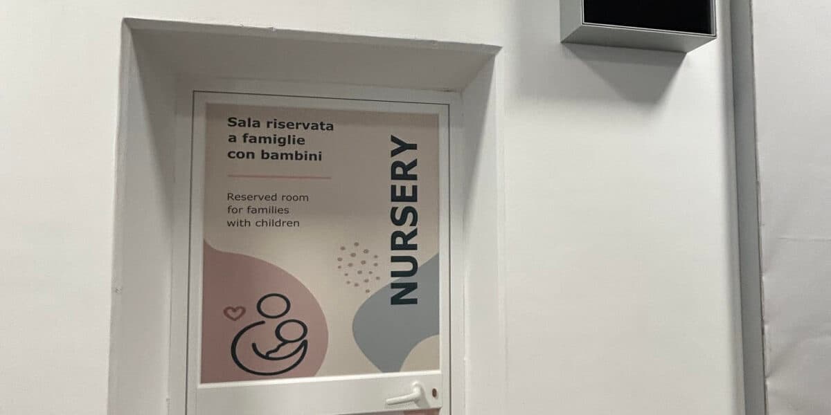 All'aeroporto di Palermo apre la sala per l'allattamento e l'attesa per le famiglie con bambini