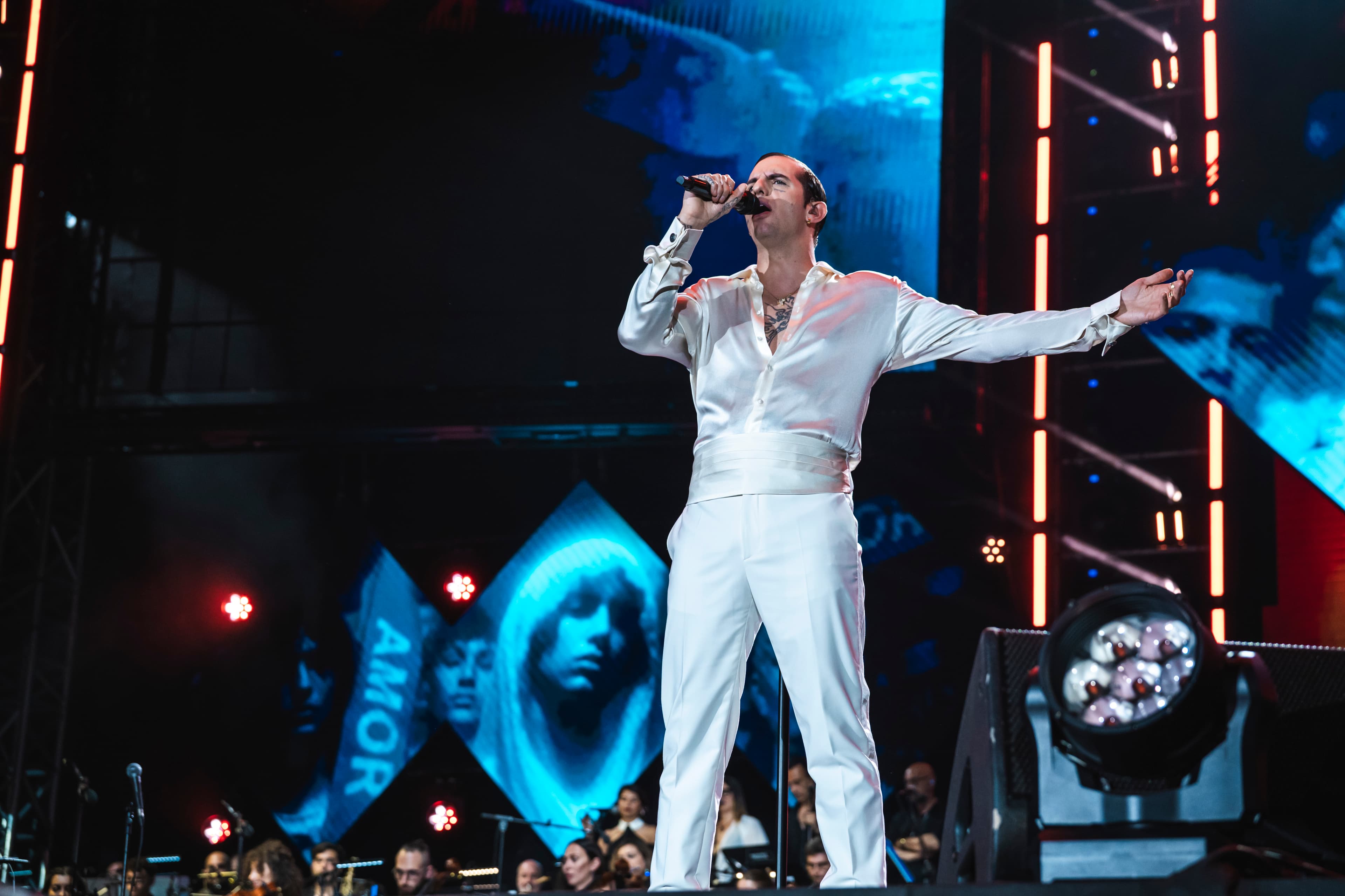 Concerto Radio Italia, festa per 47mila al Foro Italico