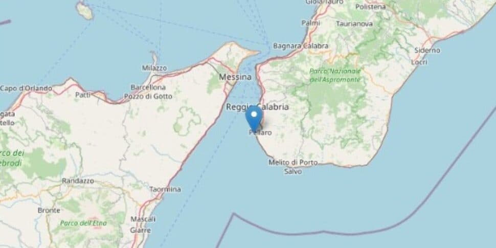 Terremoto magnitudo 2.8 a Muletto. Altre due scosse scuotono lo Stretto