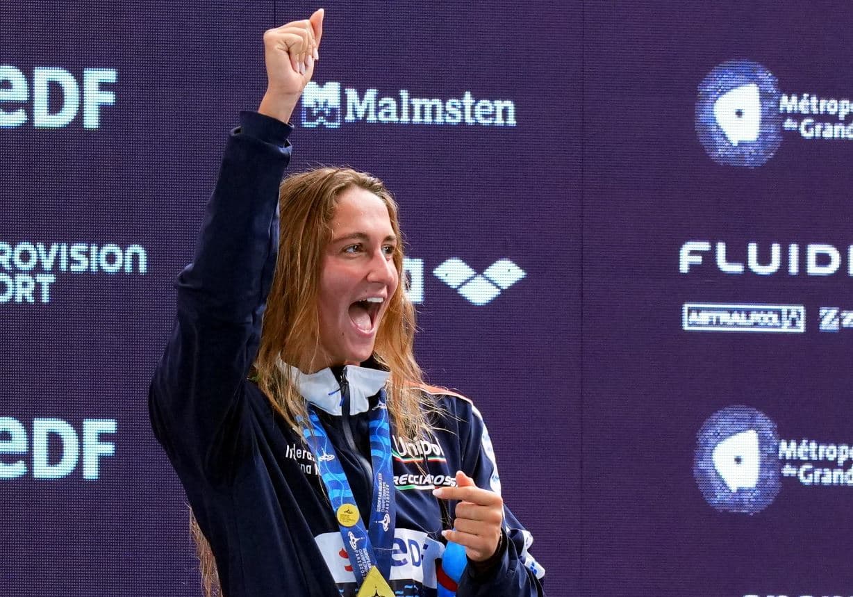 Europei di Nuoto, Quadarella vince la medaglia d'oro nei 400 stile libero