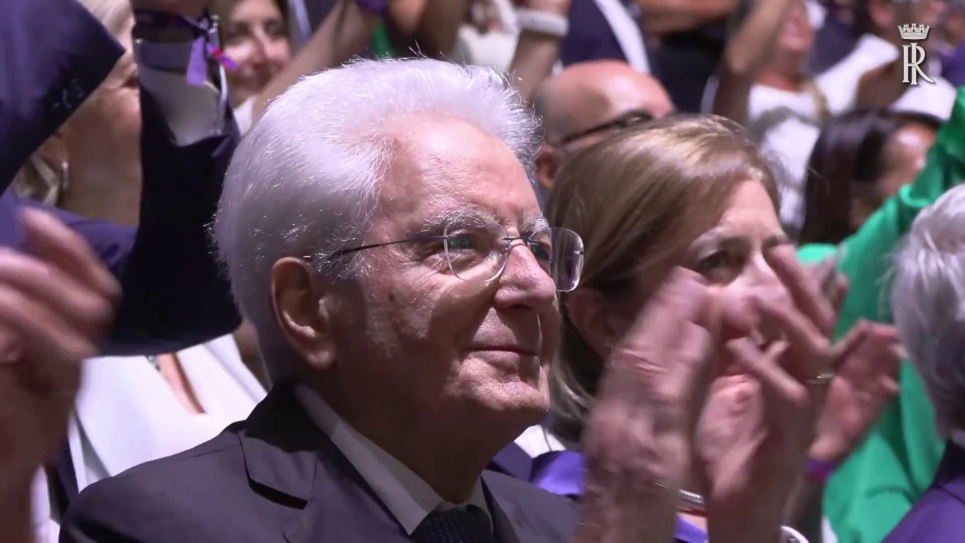 Mattarella a Napoli per la partita inaugurale degli Europei di volley maschili