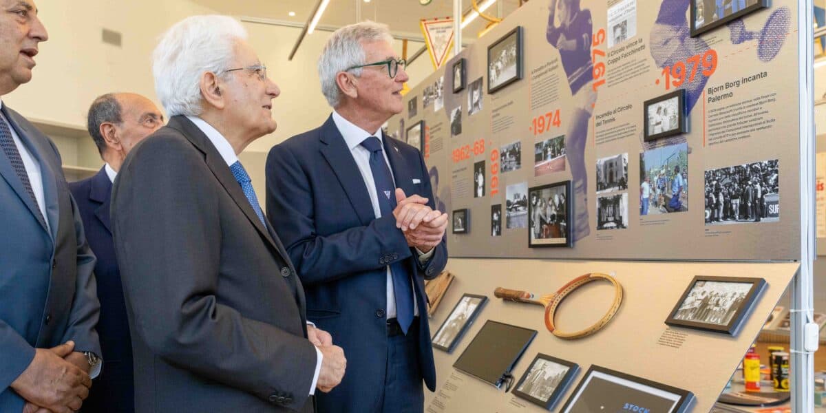 Il Ct Palermo celebra il Centenario con il presidente Mattarella: torna il grande tennis internazionale
