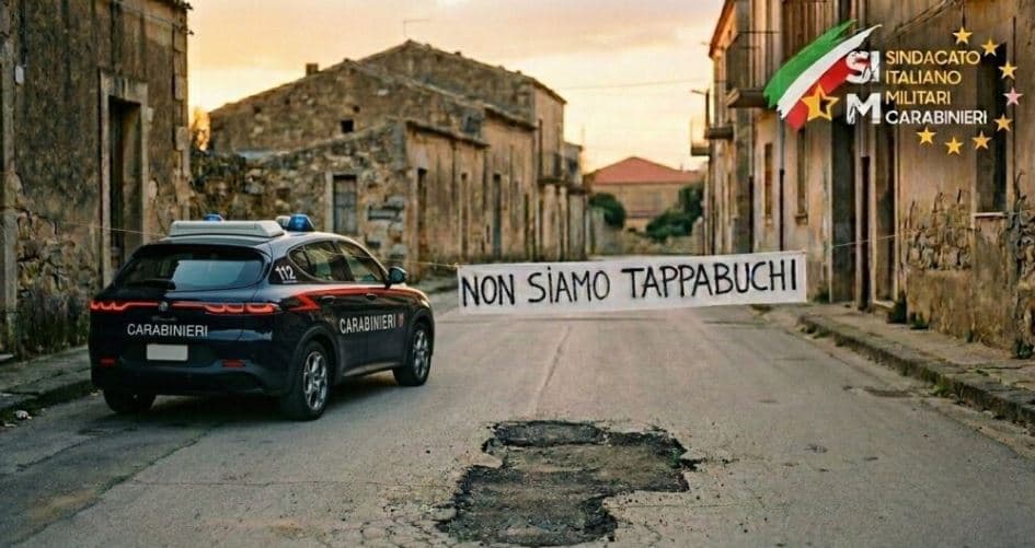 Sicurezza in Sicilia, la protesta del Sim Carabinieri: «L’Arma non può coprire tutte le carenze»
