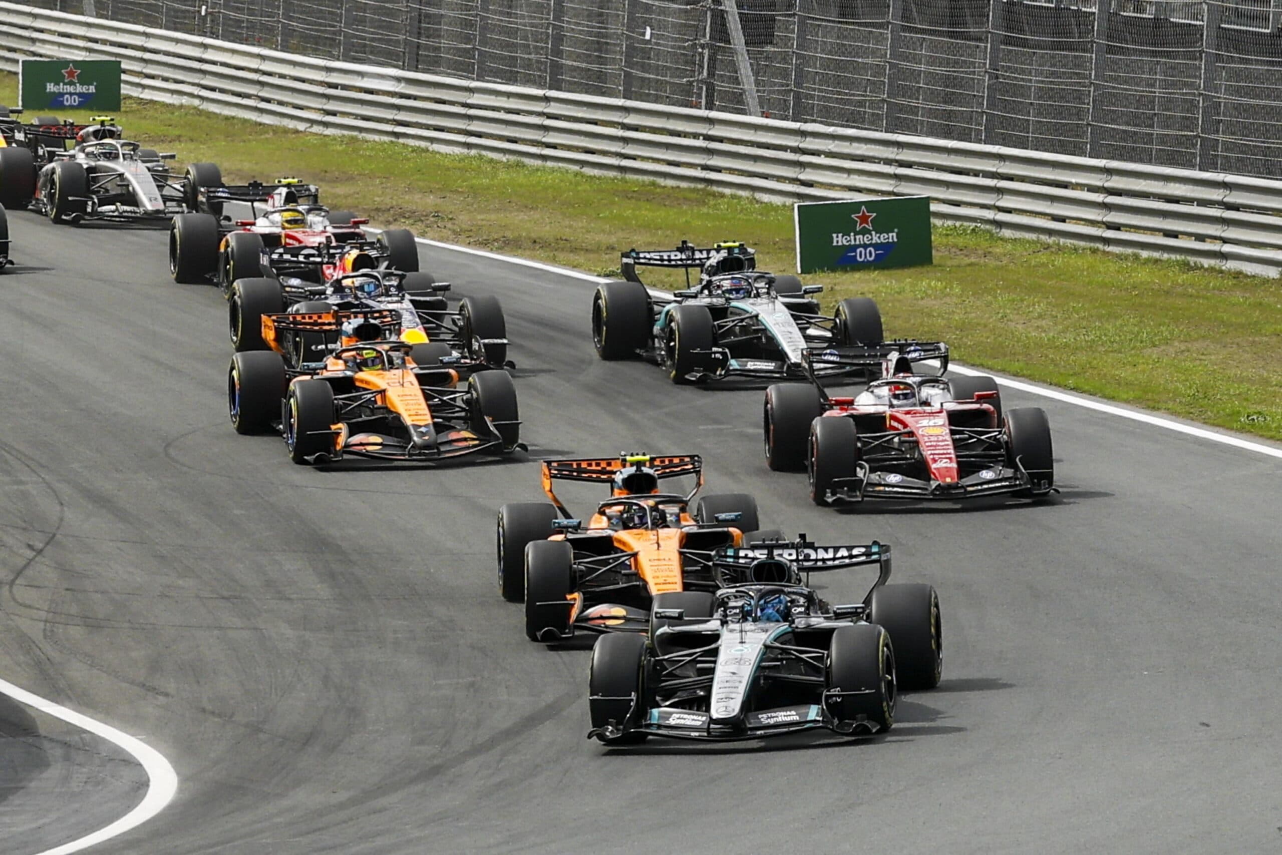 F1, Gran Premio d'Olanda: Russell vince la Sprint
