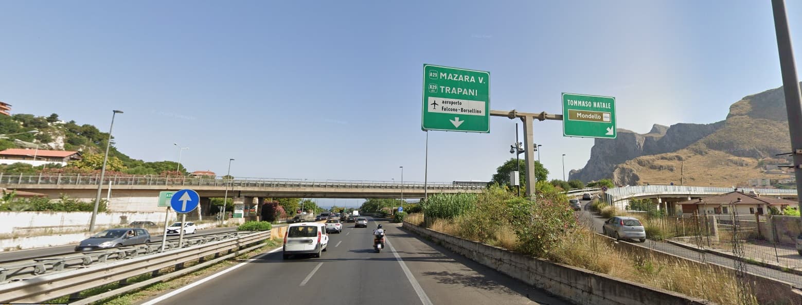 Incidente sulla autostrada Mazara del Vallo Palermo, coda di tre chilometri