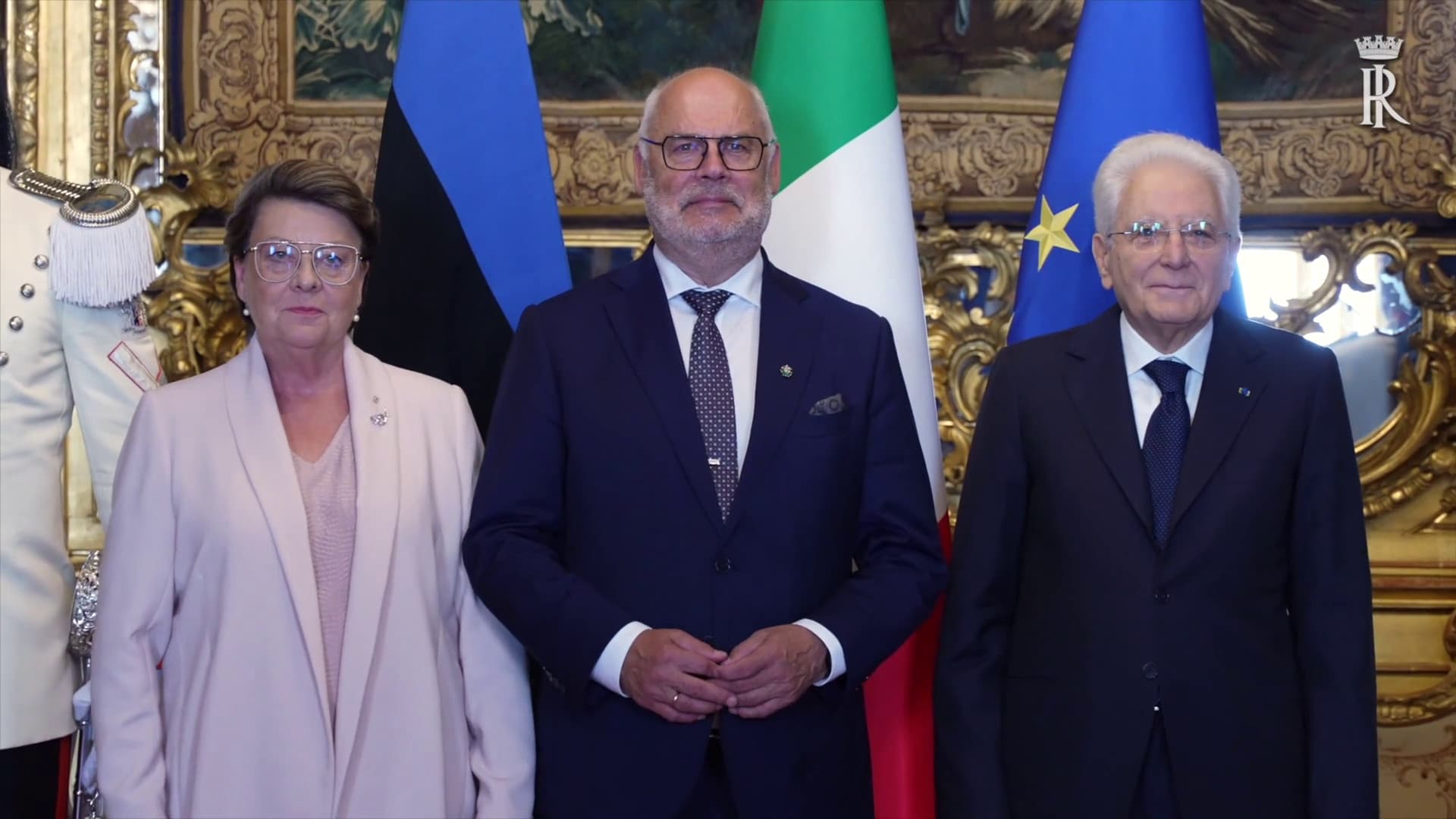 Mattarella riceve al Quirinale il presidente dell’Estonia