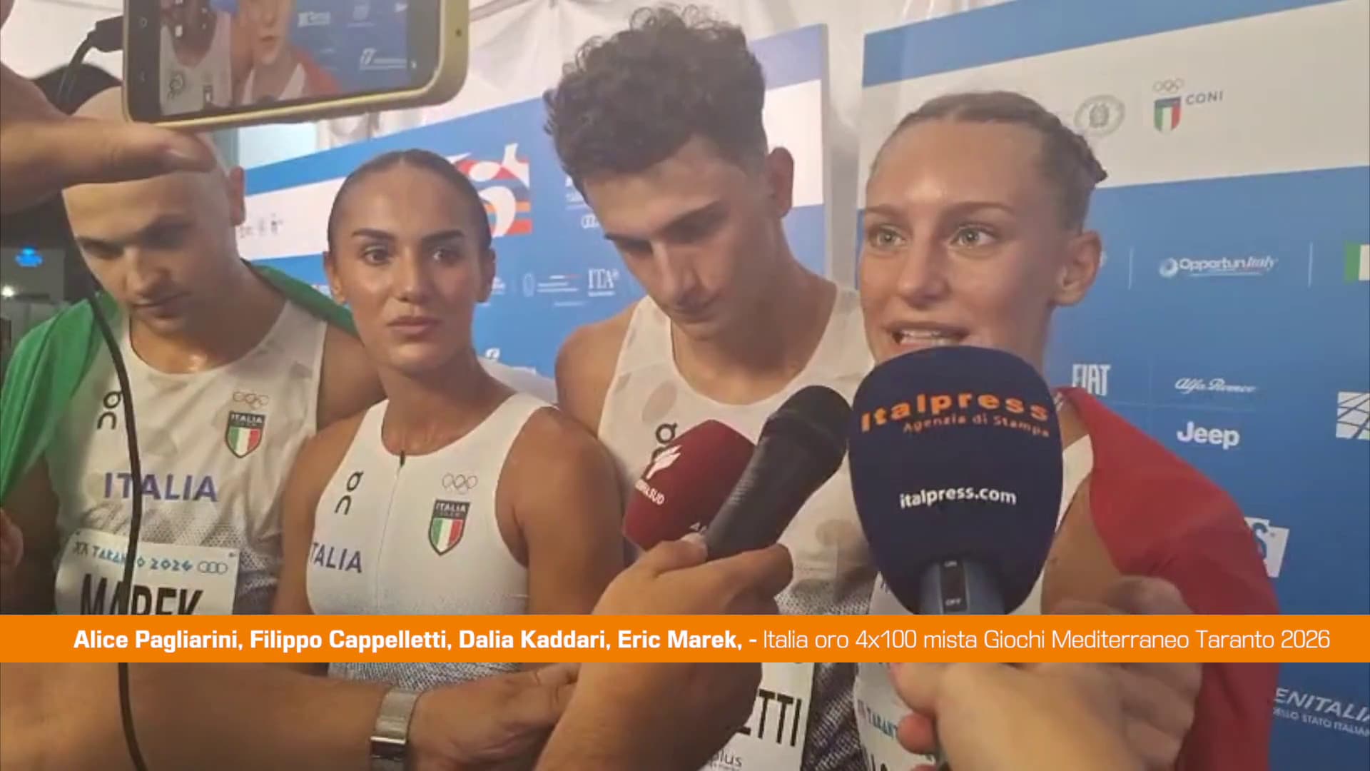Giochi Mediterraneo, staffetta 4×100 mista d’oro “Siamo i re del Mediterraneo”