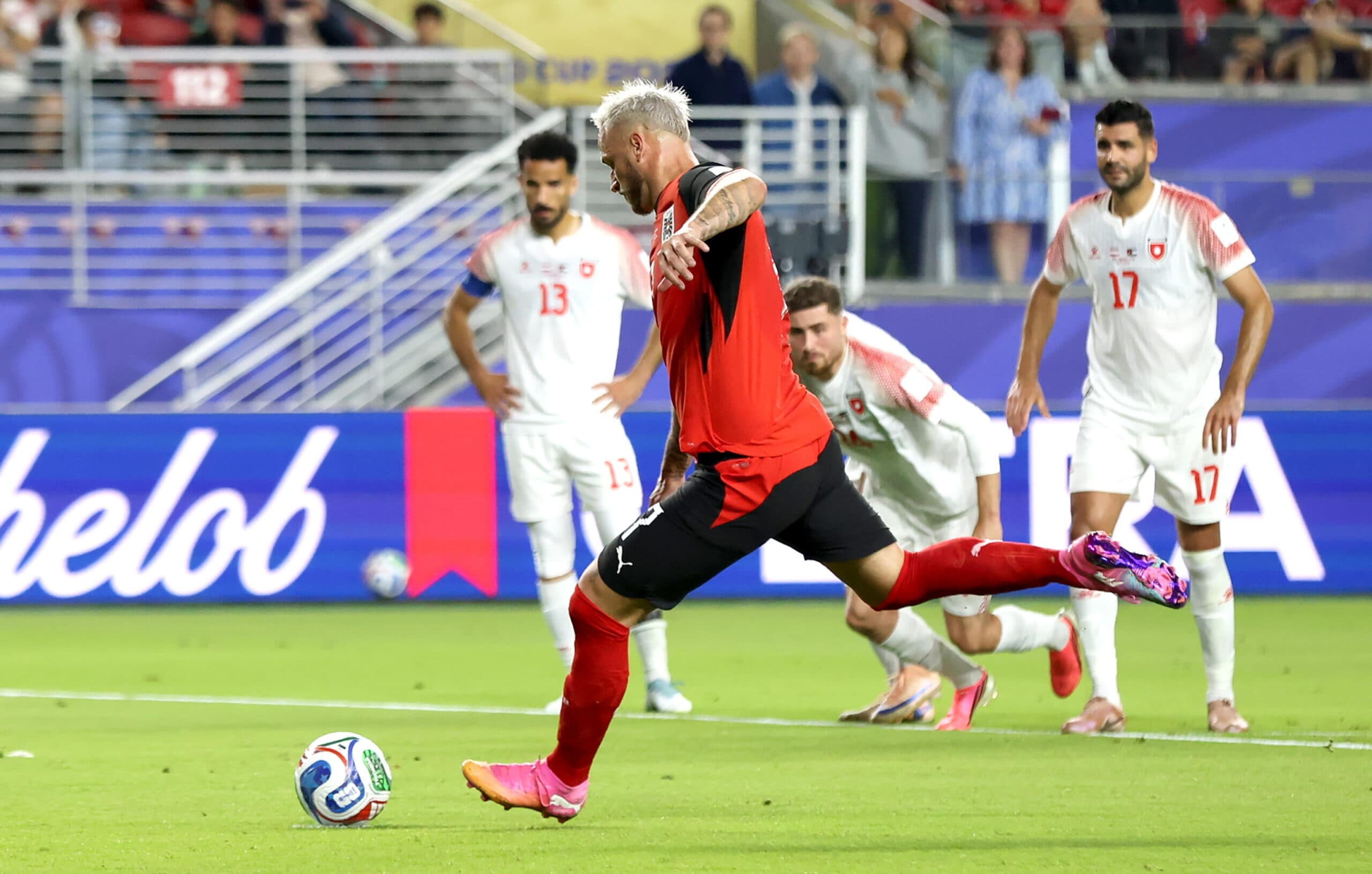 L’Austria ha battuto 3-1 la Giordania: in rete Schmid, autogol di Alarab e Arnautovic su rigore