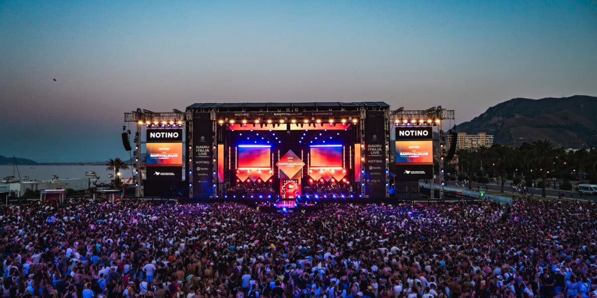 Il concerto di Radio Italia: in 50 mila a Palermo. Lagalla: dati record