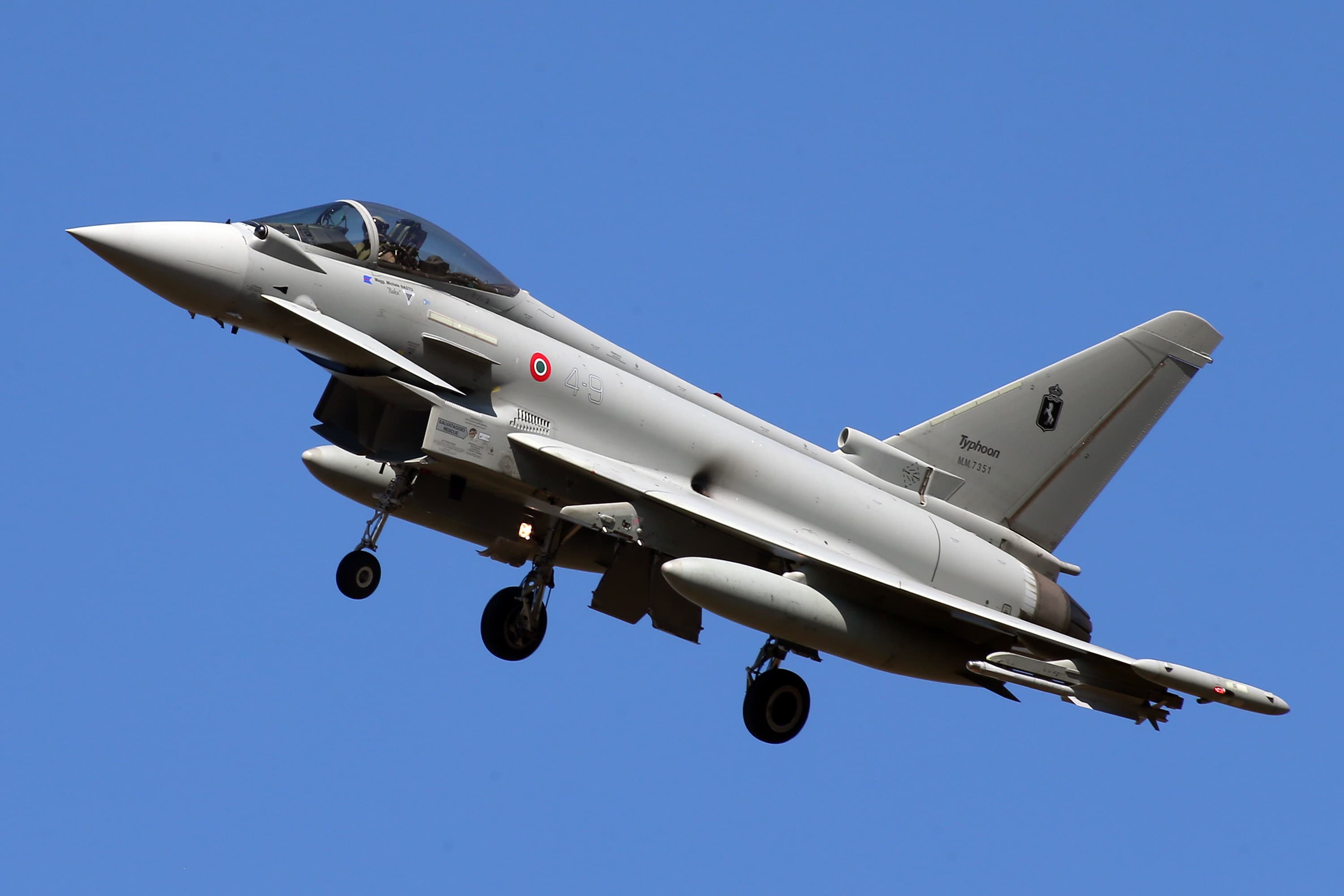 Drone abbattuto sui cieli della Lettonia, in azione un Eurofighter italiano