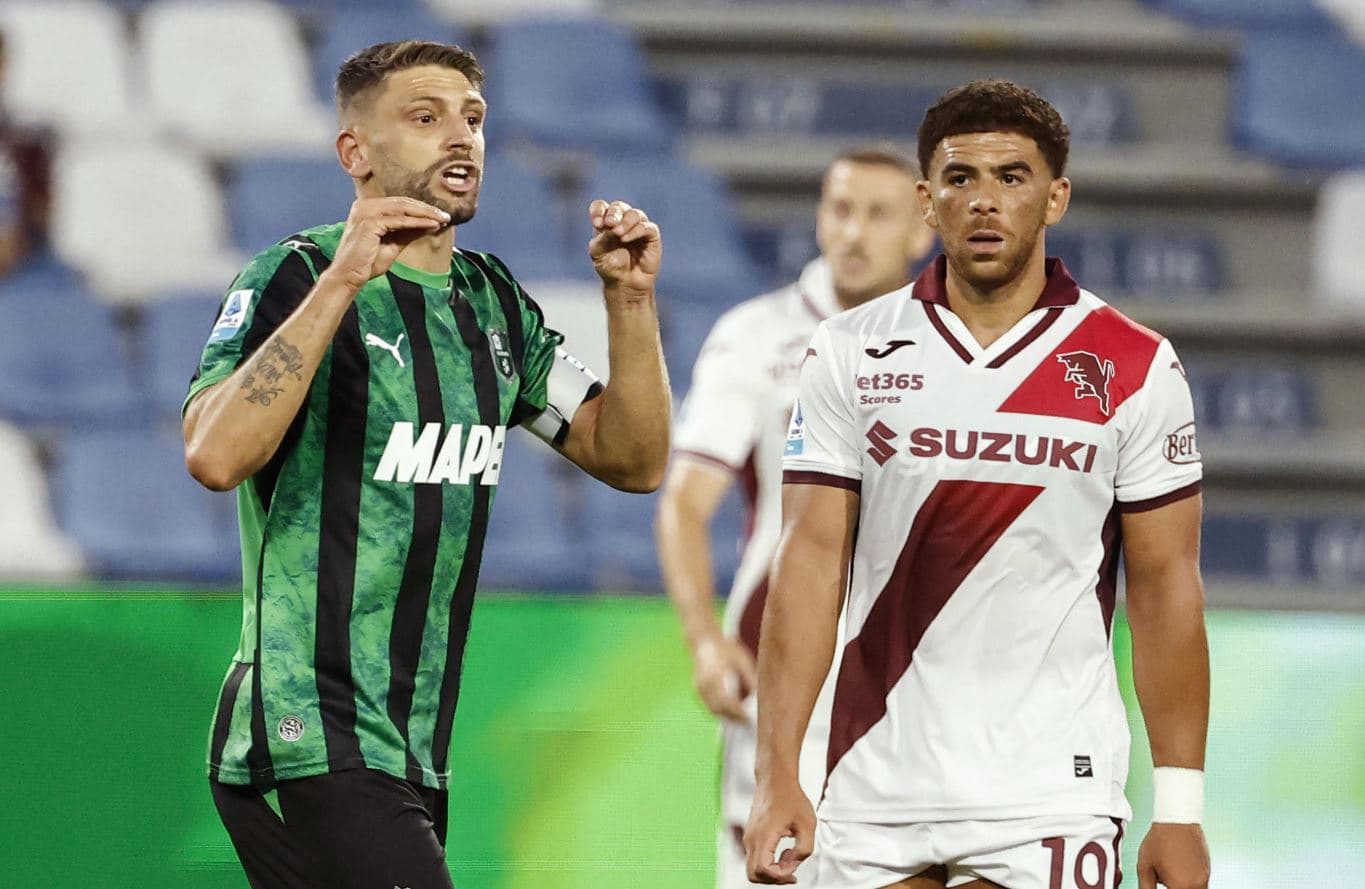 Calcio, Berardi trascina il Sassuolo. Torino ko per 2 a 1